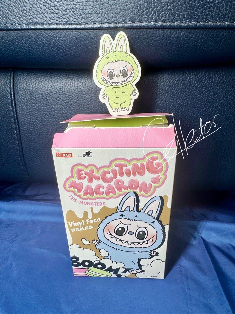 Pop Mart LABUBU THE MONSTERS Exciting Macaron 心動馬卡龍塘膠