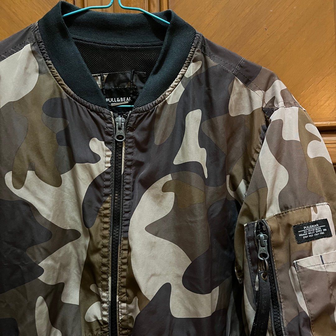 Bear Camo Jacket Harga Hoodie Pull And Bear Army Camo Sale Hoodie