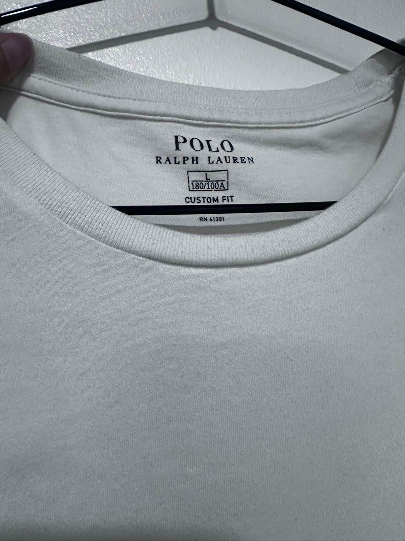 RL white top (Category: Tshirts & Polo Shirts ) located in Manila. Submitted by _cdn27 (Listing ID 1342359311, Image 2). Description: Authentic For men.