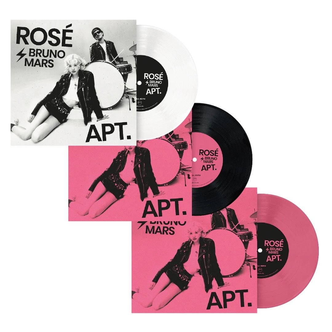 ROSÉ & Bruno Mars — APT. [Pink 7” Vinyl] : r/VinylReleases