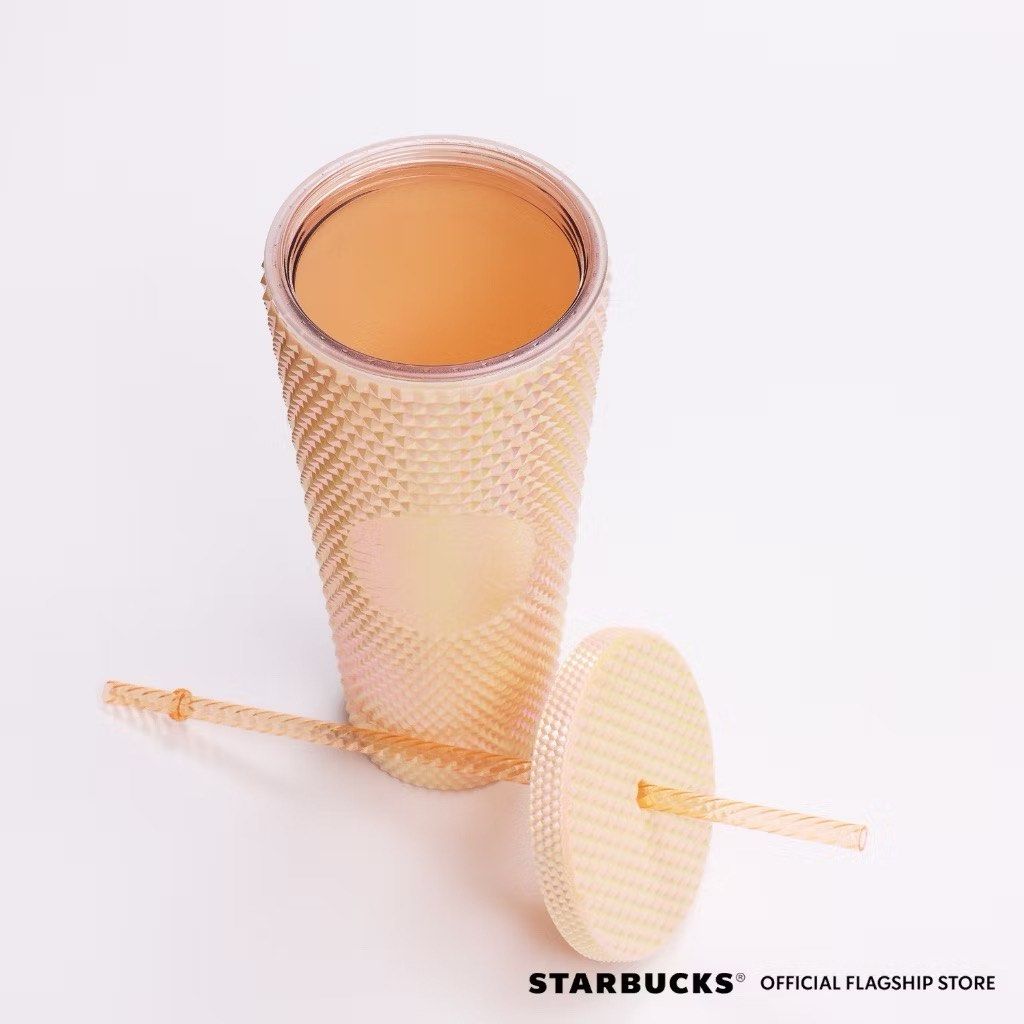 Starbucks Peaches & Cream 24oz Cold Cup, Furniture & Home Living 
