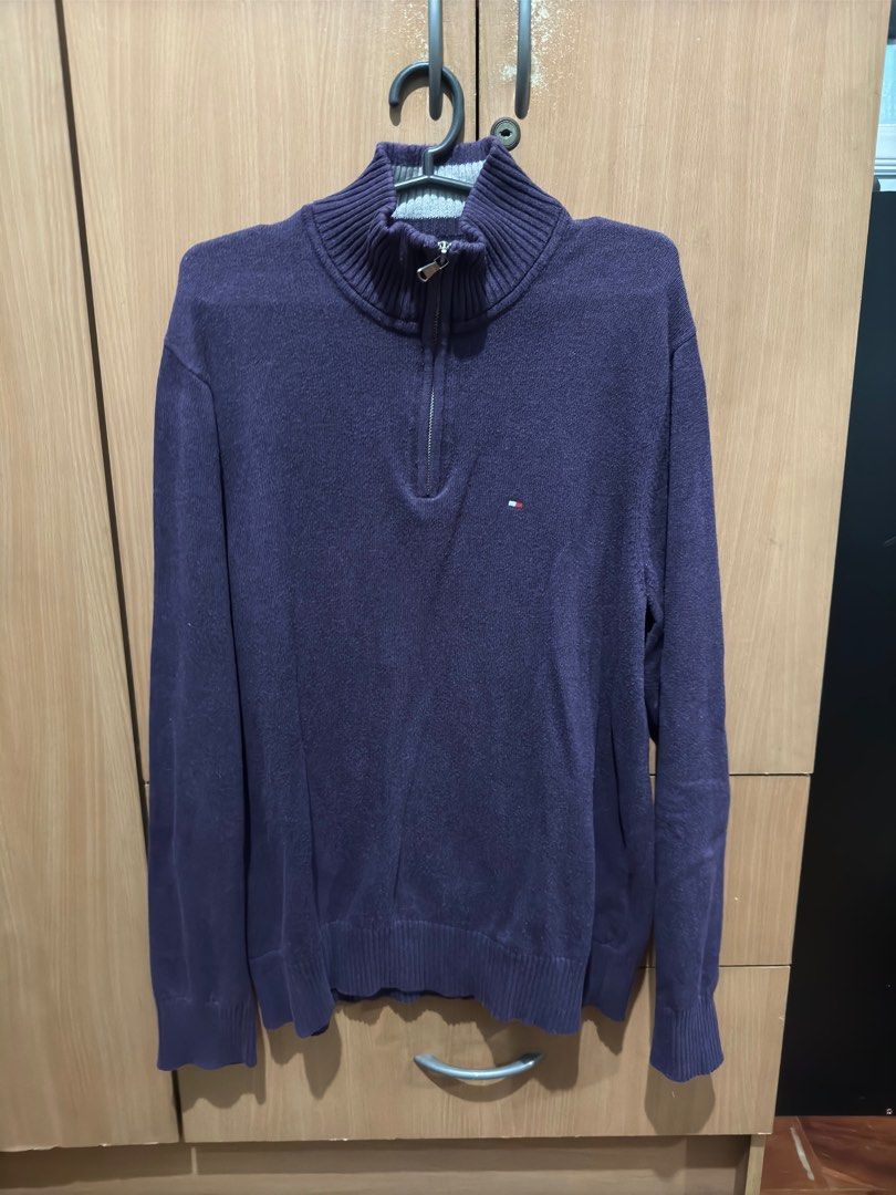 Tommy Hilfiger half zip sweatshirt (Category: Coats, Jackets and Outerwear) located in Manila. Submitted by dosells (Listing ID 1342351867, Image 1). Description: Tommy Hilfiger half zip sweatshirt.