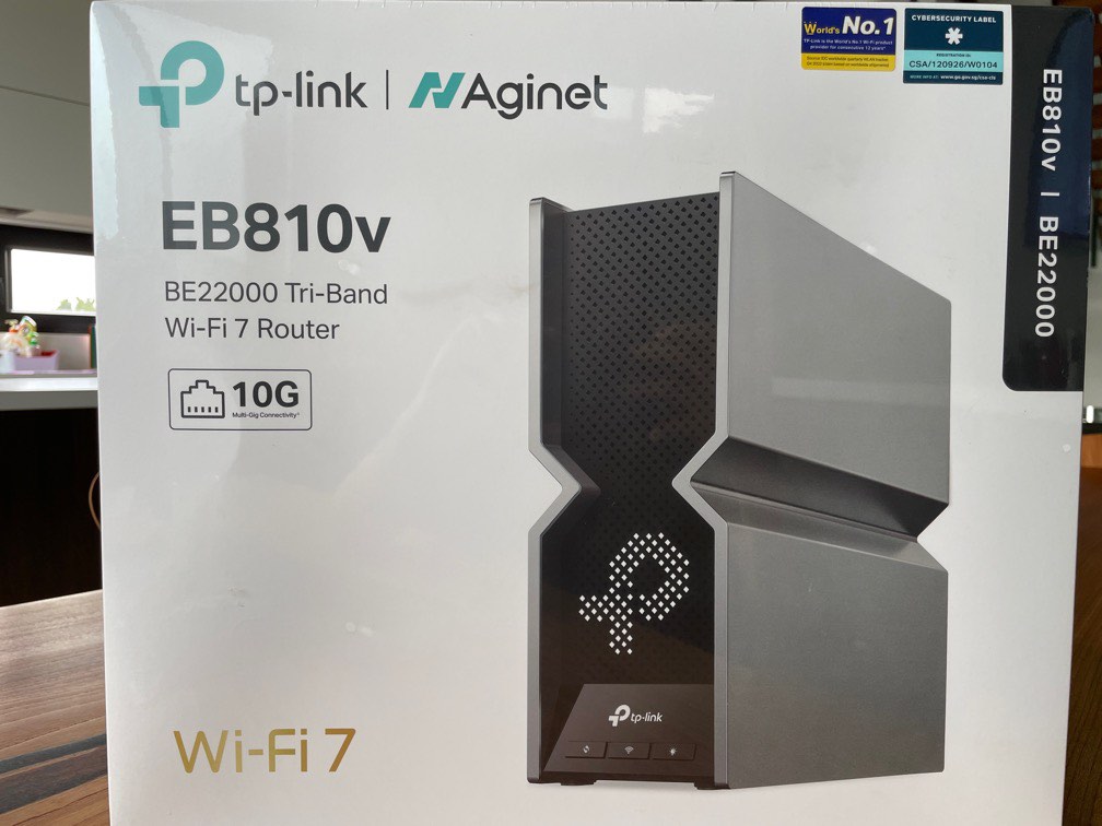 TP-Link EB810v Wi-Fi 7 Router, Computers & Tech, Parts & Accessories ...