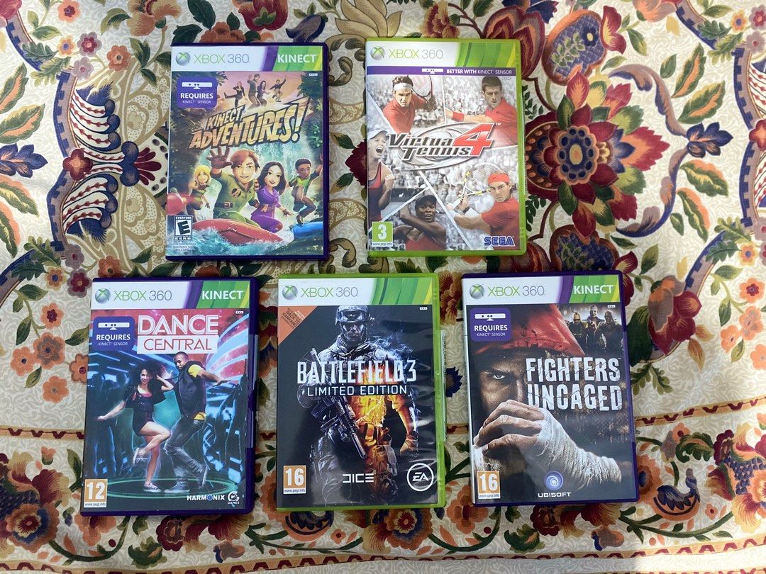 Xbox 360 Games (Category: Xbox) located in Cagayan de Oro. Submitted by yassi_up (Listing ID 1342462492, Image 1). Description: 5 Preloved Games for Xbox 360 RFS: Nasira na Xbox namin, not sure kung gumagana pa ung games Pero looks in good condition pa Negotiable.