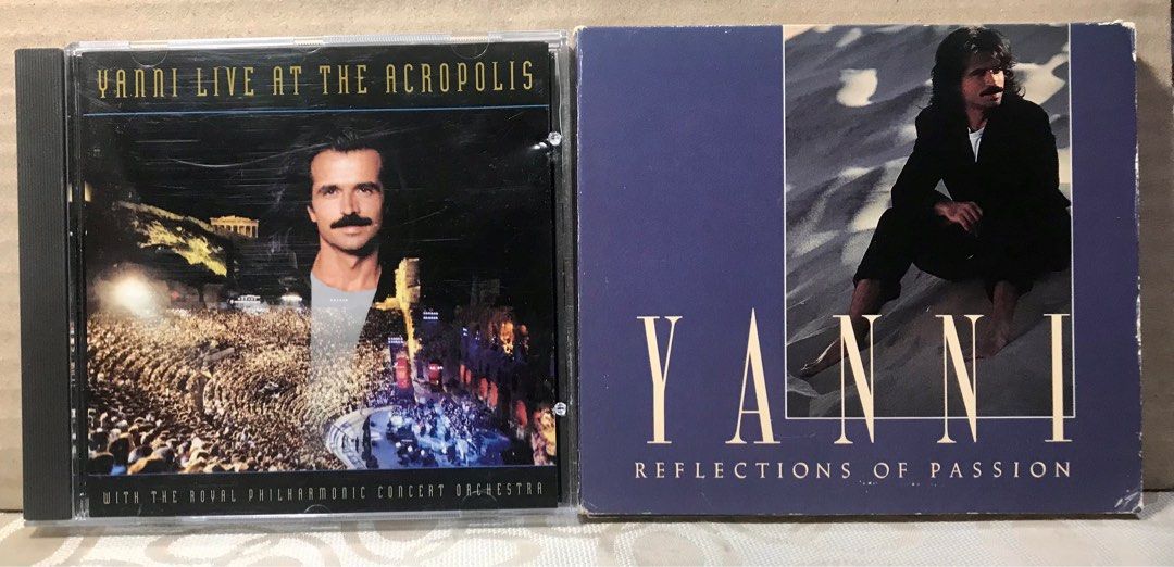 YANNI CD Bundle Sale! (Category: CDs & DVDs) located in Angeles City. Submitted by lensongsong (Listing ID 1342503249, Image 1). Description: • Yanni - Reflections of Passion • Yanni - Live at the Acropolis (with the Royal Philharmonic Concert Orchestra).