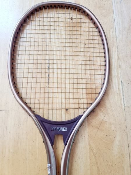 Yonext Tennis Racquet (Category: Sports Equipment - Others) located in Sydney. Submitted by desirably (Listing ID 1342333873, Image 3). Description: Yonex Tennis Racquet for $20. Not sure about grip size etc. Old style, quite heavy&in good condition. Pick up from Marrickville. Pls feel free to check out the other tennis racquets I'm selling..
