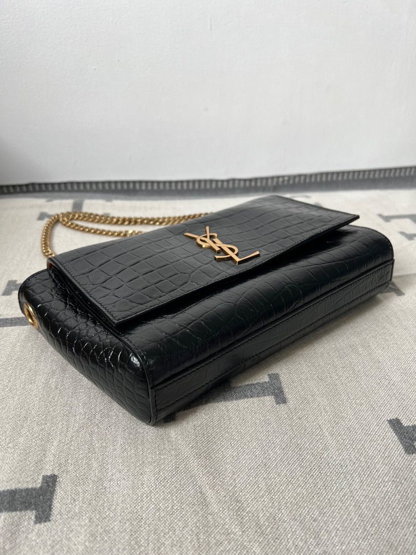 YSL Kate Small Reversible Croc-embossed Chain Bag (Category: Luxury Bags & Wallets) located in Antipolo. Submitted by chanchimj (Listing ID 1342352226, Image 3). Description: .