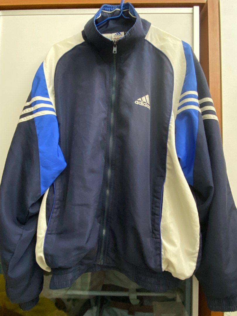 Vintage adidas windbreaker mens 2025