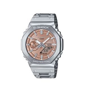 太子/銅鑼灣門市 [香港行貨] CASIO  G-Shock 不鏽鋼 不鏽鋼錶帶 防震 200米防水 太陽能 GM GMB2100 GMB2100AD GM-B2100 GM-B2100AD GM-B2100AD-5 GM-B2100AD-5A 全金屬 銀啡色 兩款色 有現貨64205969454593110