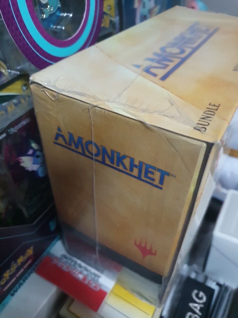 Amonkhet Bundle (Category: Card Boxes & Cases) located in Singapore. Submitted by eugene_store_cards (Listing ID 1139994229, Image 3). Description: Brand New in Box Sealed. Pm for more details if interested. Not commonly found outside. There are chances of getting invocation cards..