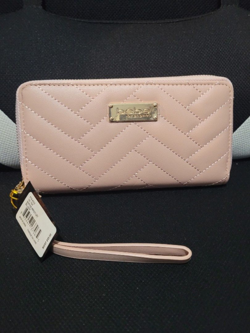 Bebe Wrist Wallet Women s Fashion Bags Wallets Wallets Card holders on Carousell