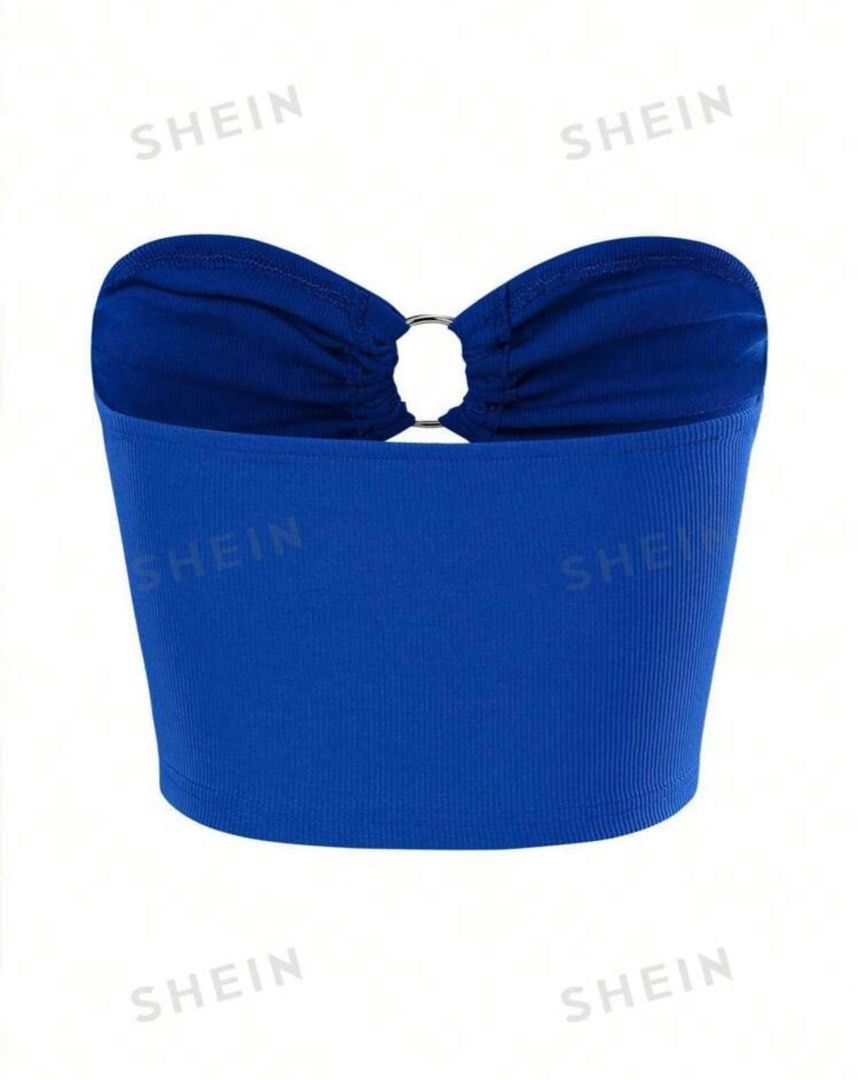 Blue O-Ring Cut Out Tube Top (Category: Sleeveless) located in Makati City. Submitted by ssysale (Listing ID 1342553027, Image 3). Description: Never been used Best fits XS .