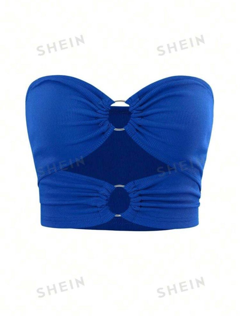 Blue O-Ring Cut Out Tube Top (Category: Sleeveless) located in Makati City. Submitted by ssysale (Listing ID 1342553027, Image 1). Description: Never been used Best fits XS .