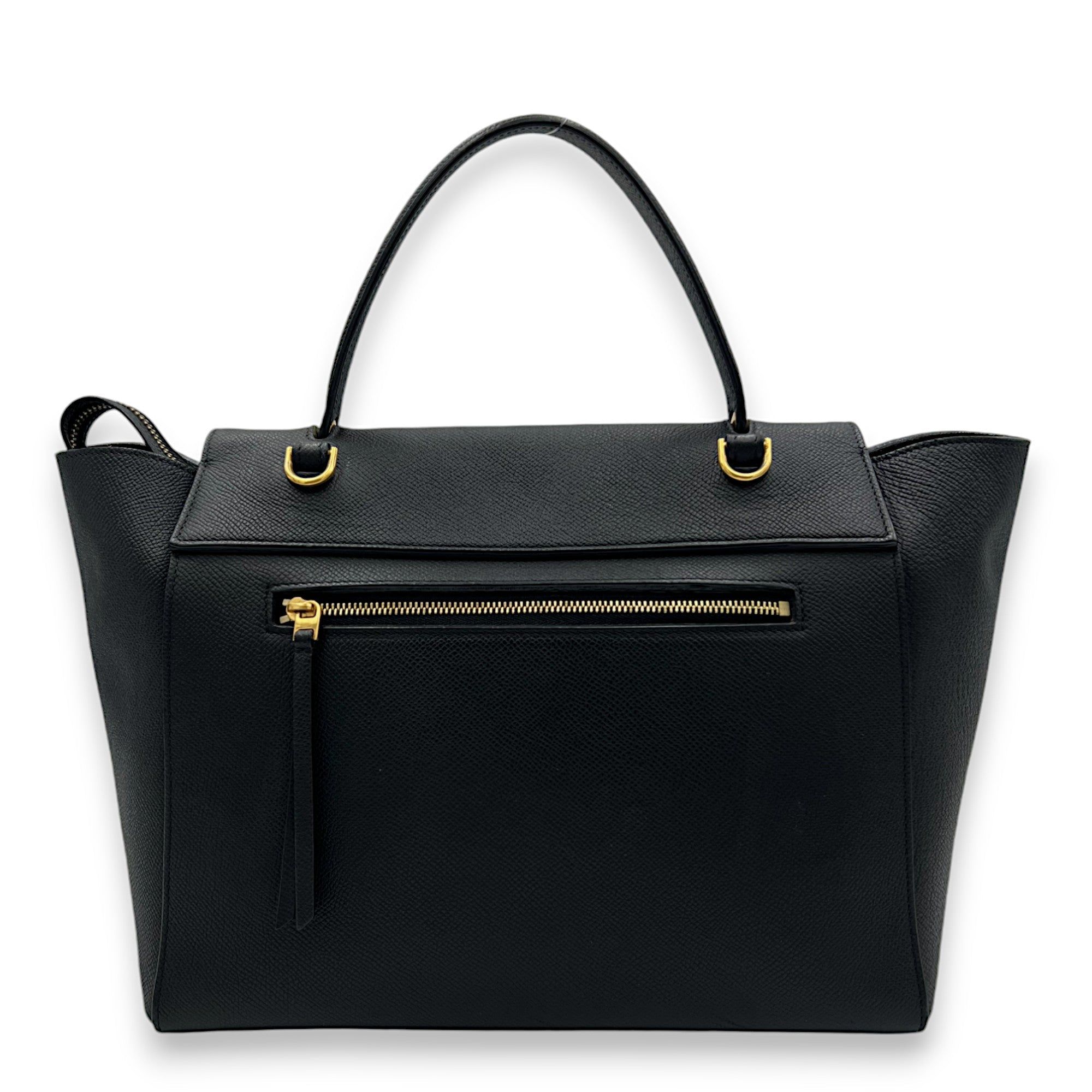 Celine Belt Bag Mini Black Top Handle Bag in Calfskin Gold hardware Luxury Bags Wallets on Carousell