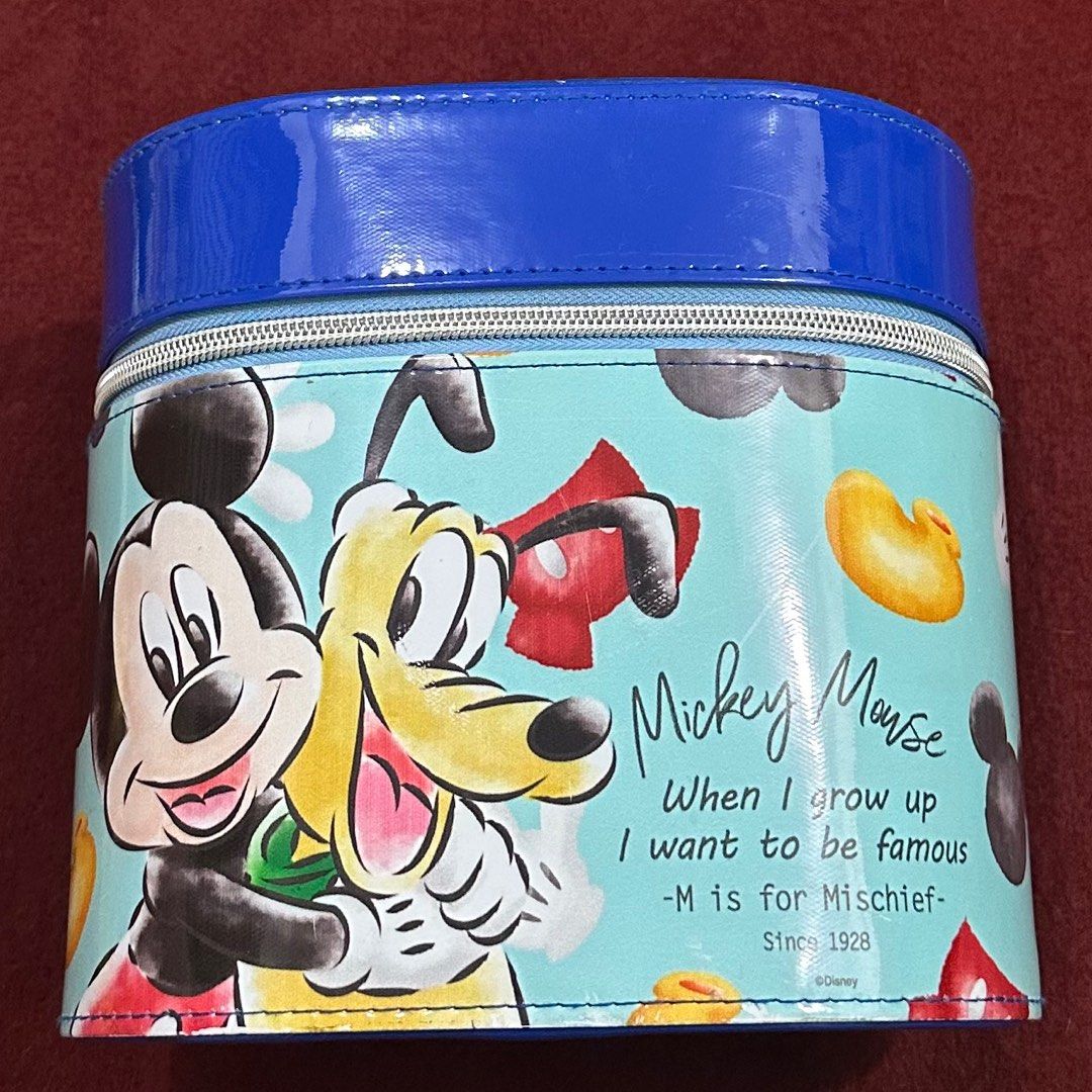 DISNEY Mickey Mouse & Friends Vanity Kit (Category: Makeup) located in Mandaluyong City. Submitted by flores_shop (Listing ID 1342648231, Image 3). Description: Width - approx. 20 cm Length - approx. 15 cm Height - approx. 18 cm, including lid.