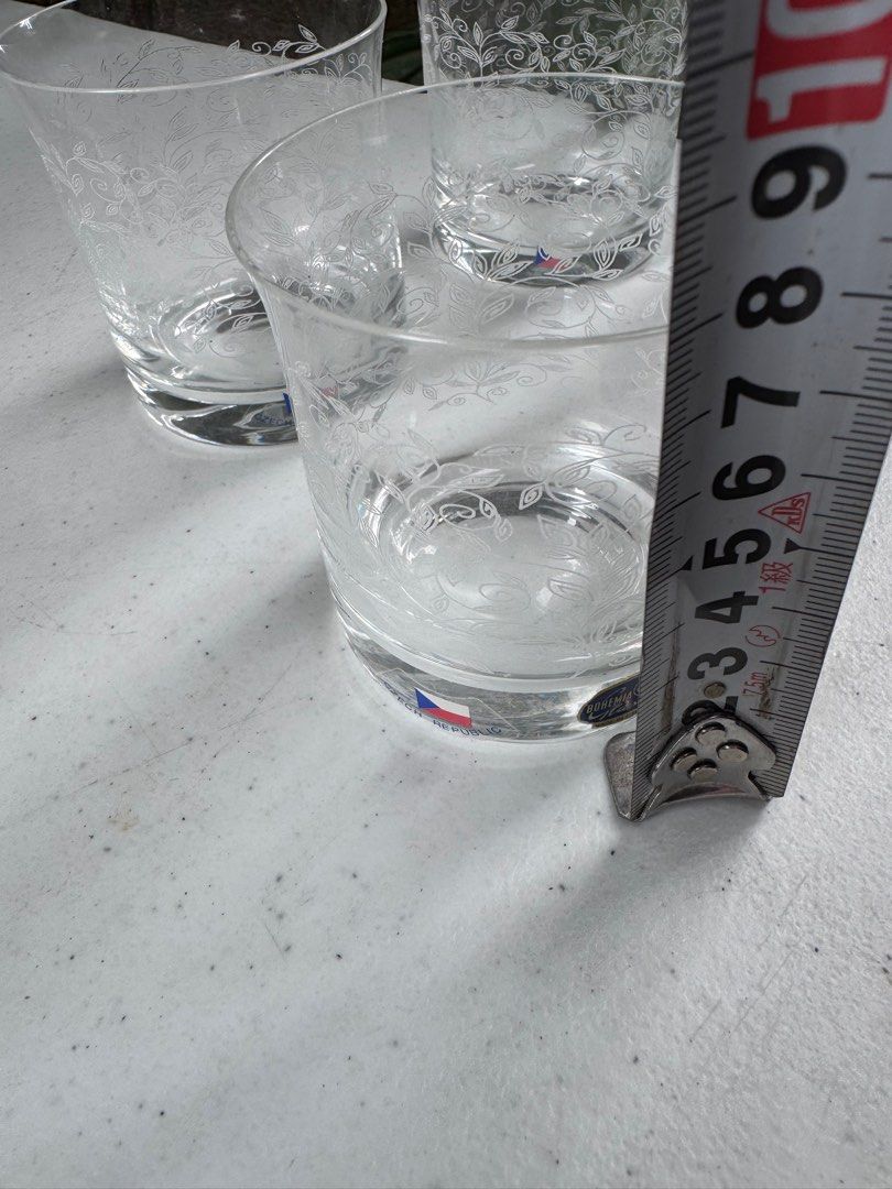 Four pieces crystal Handcut glasses (Category: Dinnerware & Cutlery) located in Davao. Submitted by parteawares2 (Listing ID 1342537433, Image 2). Description: Four pieces hand cut made in Czech Republic crystal glasses .