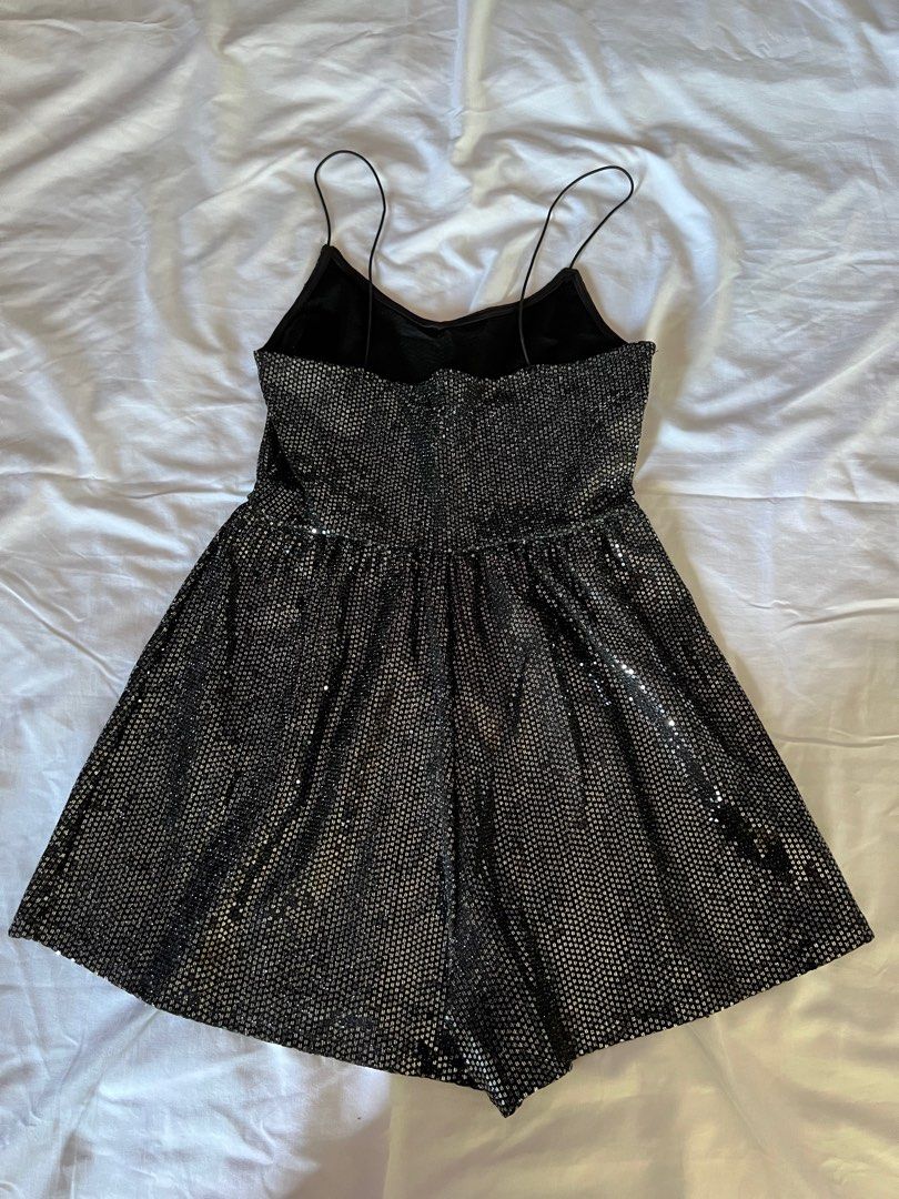 H and m black romper online