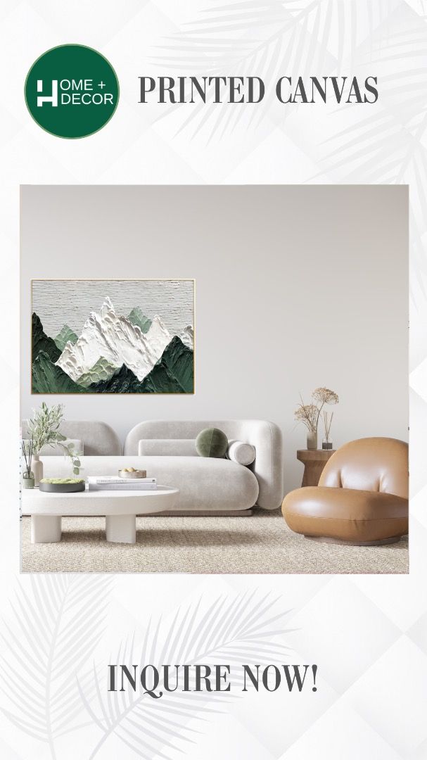 Home and Decor PH Canvas printed wall art / wall frame (Category: Wall Decor) located in Manila. Submitted by homeanddecorph (Listing ID 1342676009, Image 2). Description: - Canvas printed wall art - Measures 85x125cm including frame.