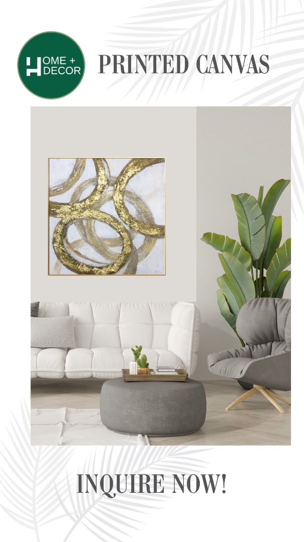 Home and Decor PH Canvas printed wall art / wall frame (Category: Wall Decor) located in Manila. Submitted by homeanddecorph (Listing ID 1342676213, Image 2). Description: - Canvas printed wall art - Measures 105x105cm including frame - Floating frame - Price is per frame.