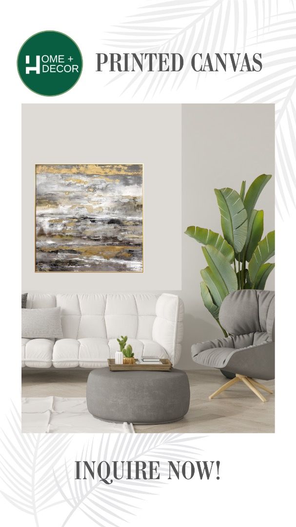 Home and Decor PH Canvas printed wall art / wall frame (Category: Wall Decor) located in Manila. Submitted by homeanddecorph (Listing ID 1342676244, Image 2). Description: - Canvas printed wall art - Measures 105x105cm including frame - Floating frame - Price is per frame.