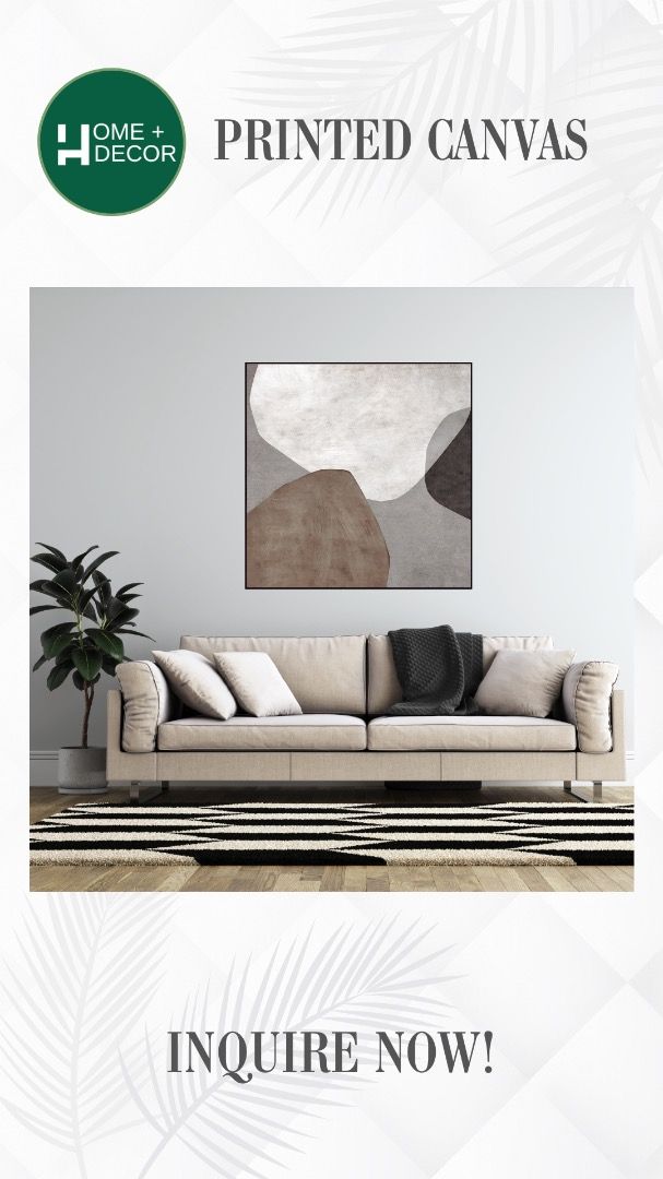 Home and Decor PH Canvas printed wall art / wall frame (Category: Wall Decor) located in Manila. Submitted by homeanddecorph (Listing ID 1342676397, Image 2). Description: - Canvas printed wall art - Measures 105x105cm including frame - Floating frame - Price is per frame.