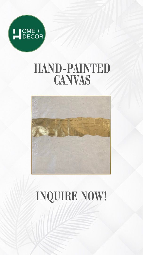 Home and Decor PH Hand-Painted Canvas wall art / wall frame (Category: Wall Decor) located in Manila. Submitted by homeanddecorph (Listing ID 1342684083, Image 1). Description: 📌 TYPE: Hand-painted acrylic painting 📌 MATERIAL: Canvas 📌 FRAME COLOR: Gold or black 📌 NUMBER OF CANVAS: 1 piece 📌 SIZE: 100 x100 cm or around 105 x 105 cm including the frame.
