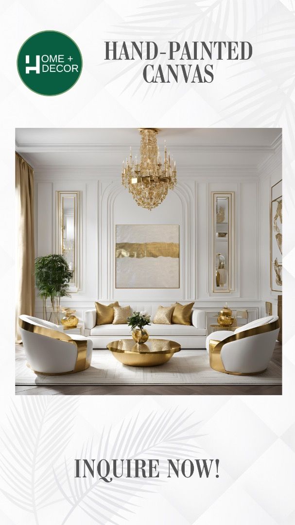 Home and Decor PH Hand-Painted Canvas wall art / wall frame (Category: Wall Decor) located in Manila. Submitted by homeanddecorph (Listing ID 1342684083, Image 3). Description: 📌 TYPE: Hand-painted acrylic painting 📌 MATERIAL: Canvas 📌 FRAME COLOR: Gold or black 📌 NUMBER OF CANVAS: 1 piece 📌 SIZE: 100 x100 cm or around 105 x 105 cm including the frame.