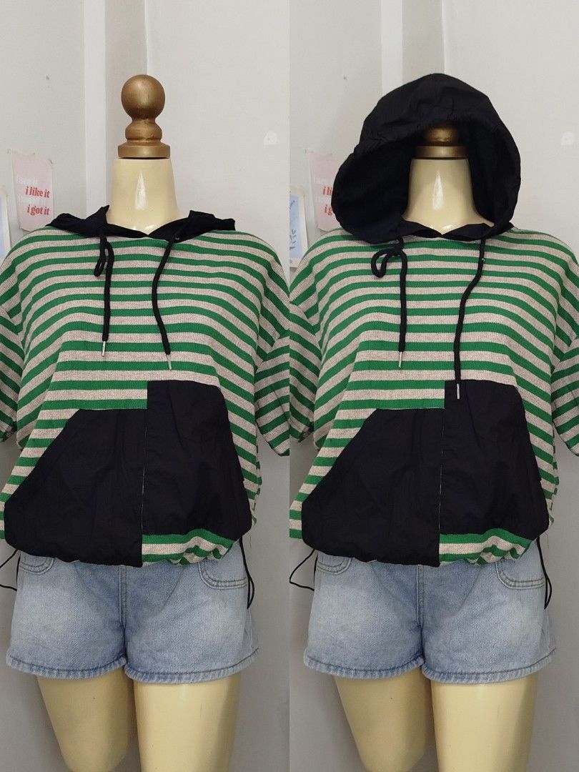 Hooded T-Shirt ( Knitted) (Category: Others Tops) located in Santa Rosa. Submitted by bookishbb (Listing ID 1342679179, Image 1). Description: .