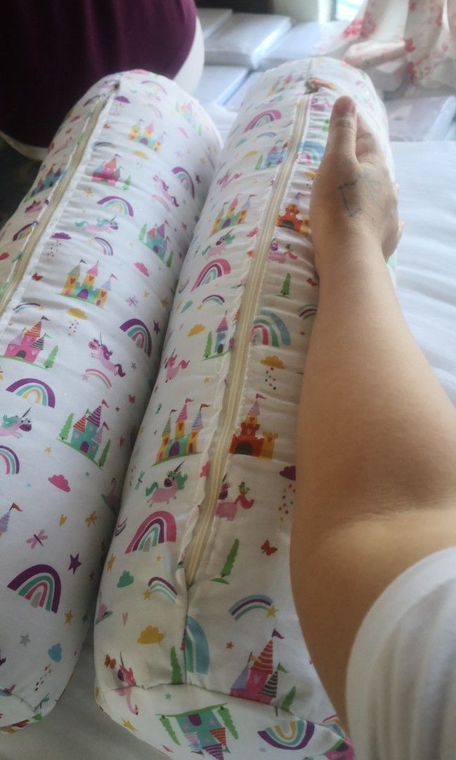 hotdog pillows (can also be bed guards for crib) (Category: Bed Guards) located in Pandi. Submitted by Zhel_Shop (Listing ID 1342684930, Image 1). Description: ideal for babies/toddlers/kids sold per pair high quality fiber filler and cotton pillowcases.