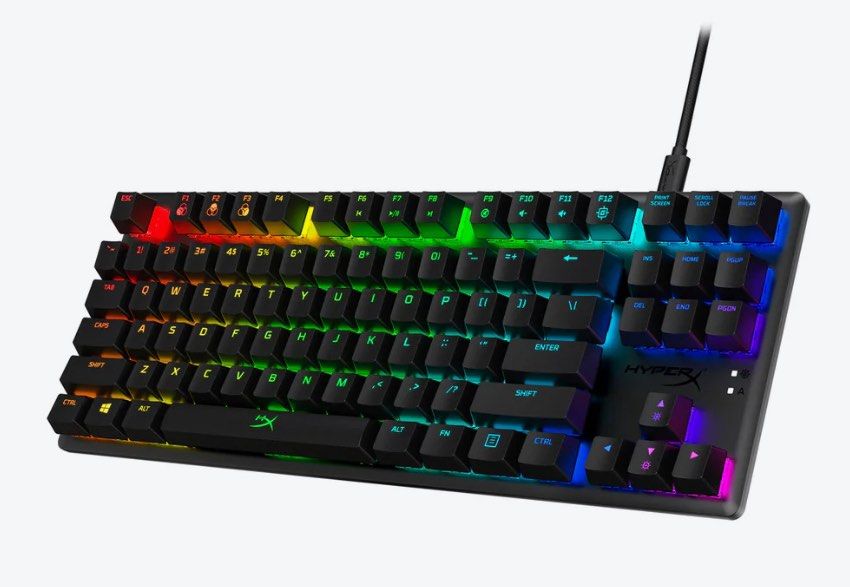 HyperX Alloy Origins Core - Mechanical Gaming Keyboard (Category: Computer Keyboard) located in Lipa City. Submitted by webhiker (Listing ID 1342515540, Image 2). Description: - Tenkeyless keyboard featuring custom HyperX mechanical switches. -An ultra-compact, sturdy tenkeyless keyboard featuring custom HyperX mechanical switches designed to give gamers the best blend of style, performance, and reliability. -Built with a full aluminum body so it