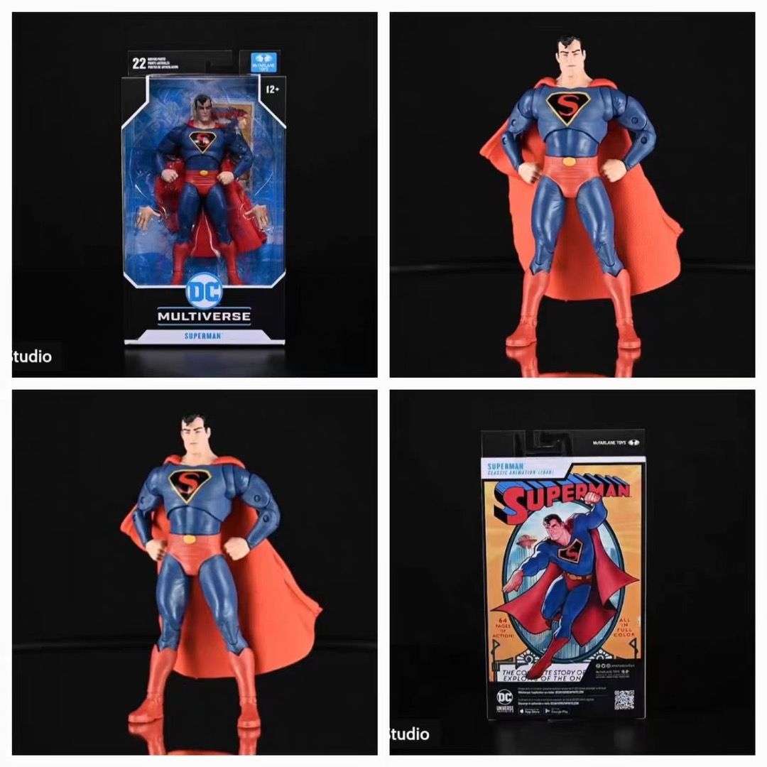 [Jan 2025] McFarlane Toys DC Multiverse 7" Fleischer Superman, Hobbies & Toys, Toys & Games on