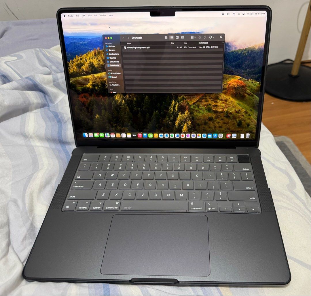 Macbook Pro M3 Pro (Category: Laptops & Notebooks) located in Makati City. Submitted by sxperiaz777 (Listing ID 1342568367, Image 2). Description: No swap!u SRP 137k Space black 18 GB RAM 512 GB SSD 14 inch 1.5 months old only For detailed specs, please visit https://www.apple.com/ph/macbook-pro/specs/ RFS: Application incompatibility with MS apps Freebies: speck hard cases screen protector Keyboard protector MS Office for Mac (lifetime license).