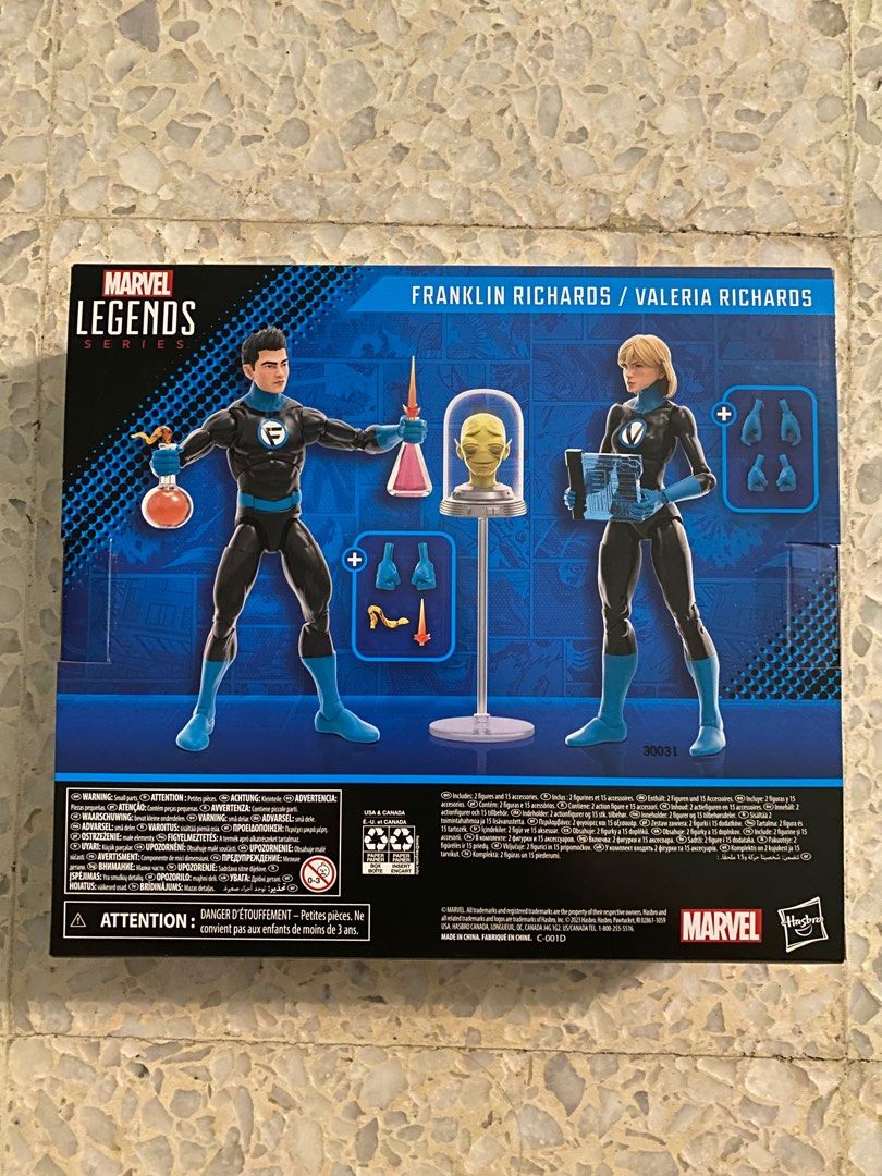 Marvel Legends Fantastic Four 2 pack - Franklin & Valeria Richards ...