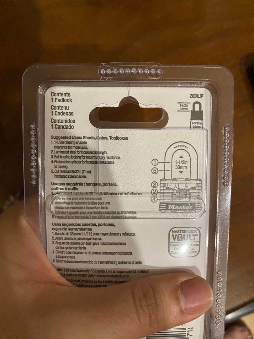 Original Master Lock (Category: Locks, Doors & Gates) located in Manila. Submitted by kidsatheart (Listing ID 1342635234, Image 2). Description: .