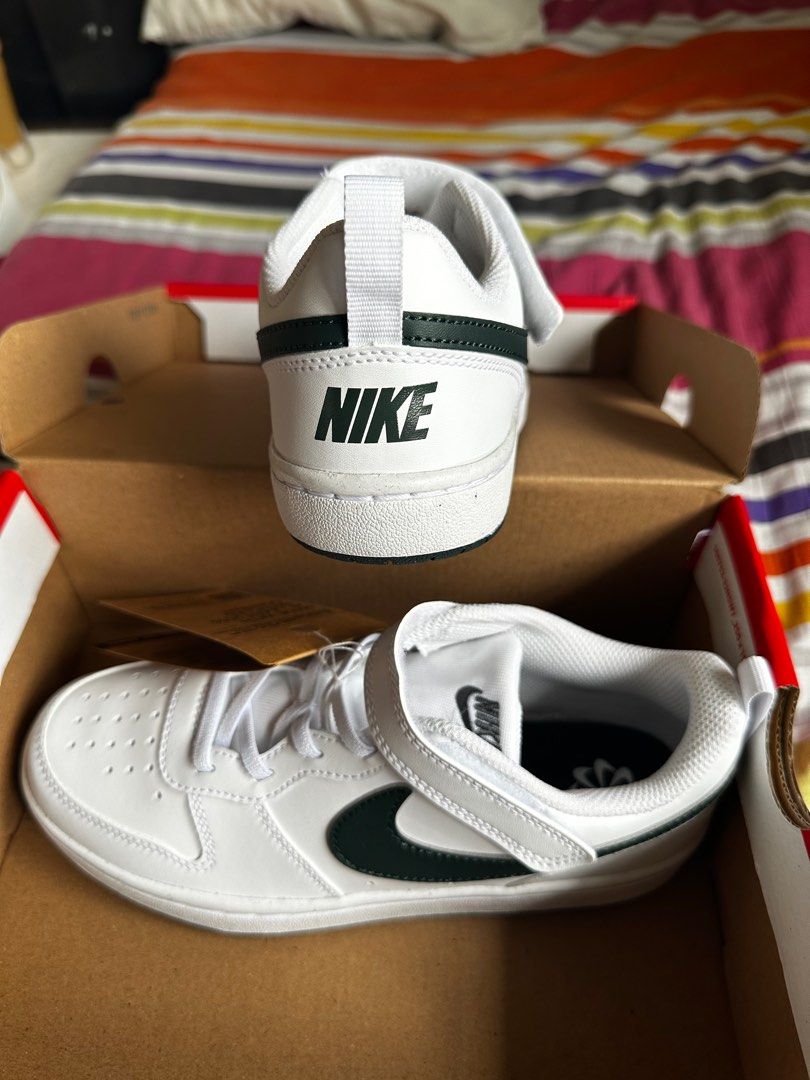Nike white court borough 3Y (Category: Babies & Kids Fashion) located in Paranaque City. Submitted by rozyness (Listing ID 1342516142, Image 3). Description: Selling Nike Borough Low Recraft RFS: malaki ang size Fixed price na po. Bought from Nike app store Brand new 💯 percent Original. Shipped from Singapore Gcash or Bank Transfer.