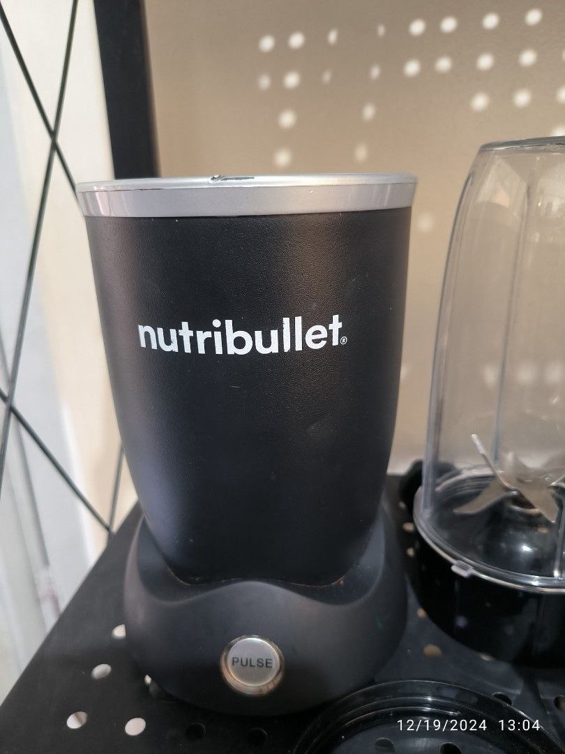 Nutribullet with pulse (Category: Juicers, Blenders & Grinders) located in Pulilan. Submitted by srtidon (Listing ID 1342551819, Image 2). Description: inclusion: 18oz tumbler 32oz tumbler 2 cup lid 1 lid handle lid base.