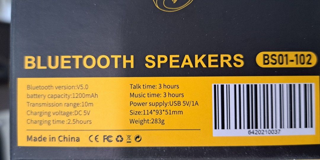 Orashare BS01 Bluetooth Speakers 5.0 (Category: Soundbars, Speakers & Amplifiers) located in Caloocan City. Submitted by fifthfloorfinds (Listing ID 1342536619, Image 3). Description: brand new bluetooth speakers.