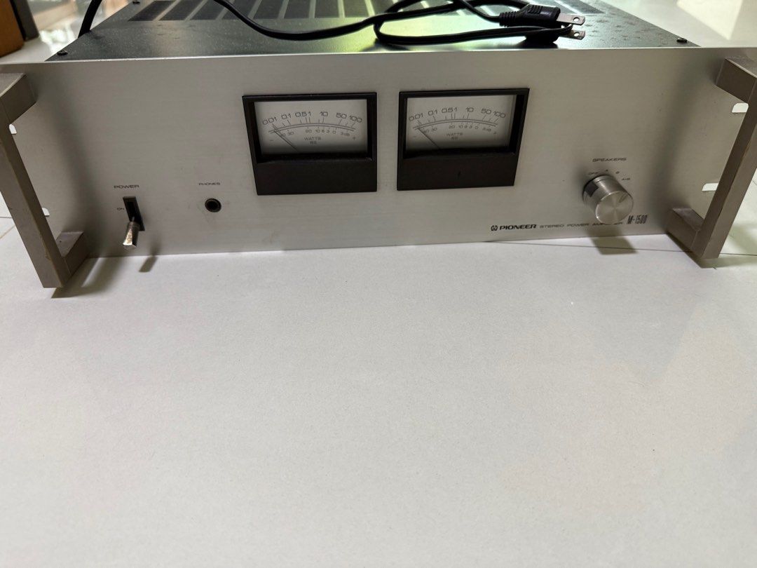 Pioneer m-1500 power amp, Audio, Soundbars, Speakers