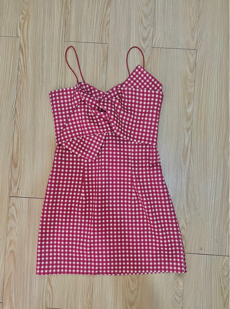 Madyson Pleated Mini Dress - Red