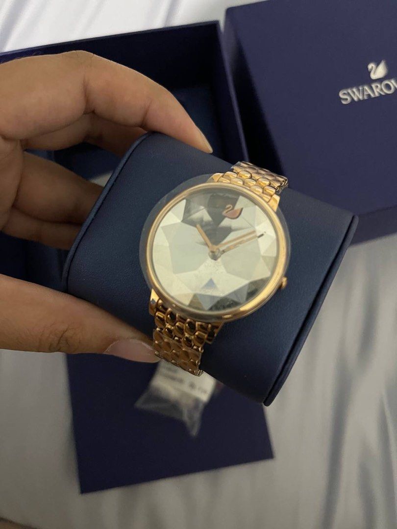 Swarovski Crystal Lake Watch Light Grey