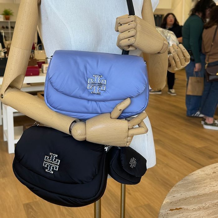 現貨‼️✨Tory Burch BRITTEN NYLON PUFFY CONVERTIBLE CROSSBODY