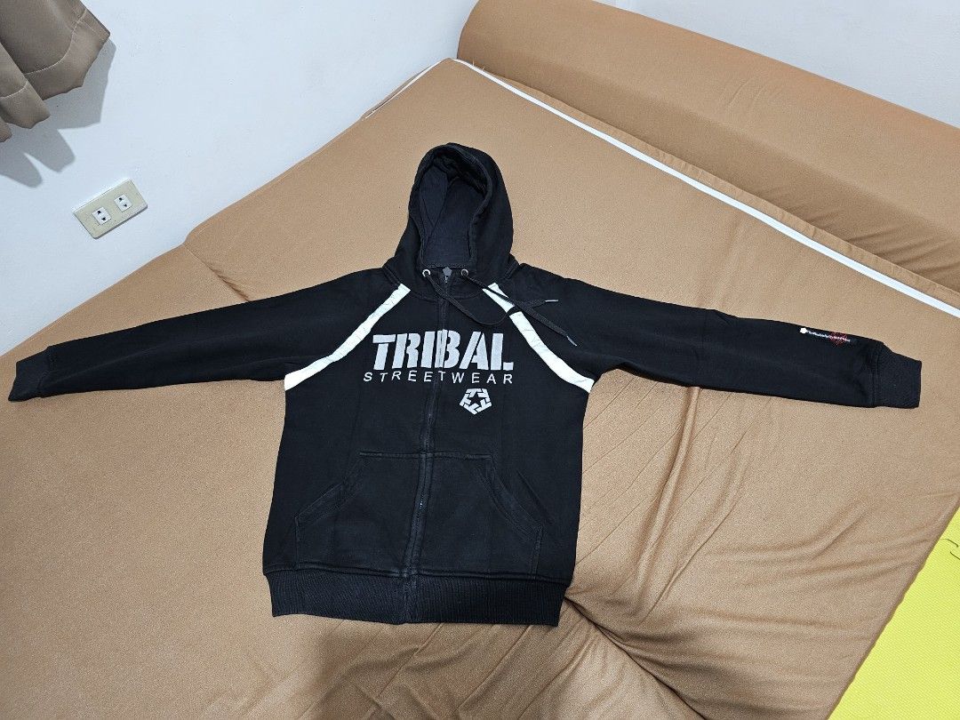 TRIBAL Black Jacket (Category: Coats, Jackets and Outerwear) located in Quezon City. Submitted by kcphilippines (Listing ID 1342671648, Image 1). Description: RFS: Decluttering. I believe this jacket is unisex. Medium on tag. Bought at SM for over 2K pesos. Shipping is not yet included in the price. Whatever shipping mode agreed by both sides will be shouldered by the buyer. For interested buyers, please feel free to PM me for payment details. Th