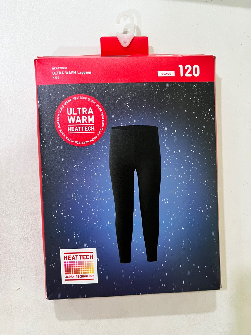 Uniqlo HEATTECH Ultra Warm Leggings Babies Kids Babies Kids Fashion on Carousell