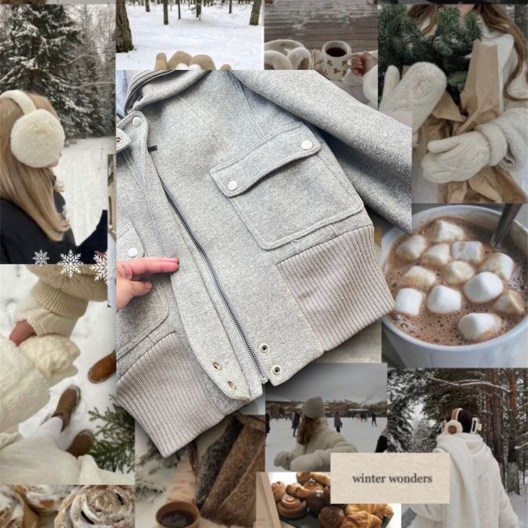 WINTER GRAY PILOT JACKET (Category: Coats, Jackets and Outerwear) located in Baguio. Submitted by claie.bg (Listing ID 1342583151, Image 3). Description: - ganda netoooo! very highhhhh qualityyyyy 😭 - s to m.
