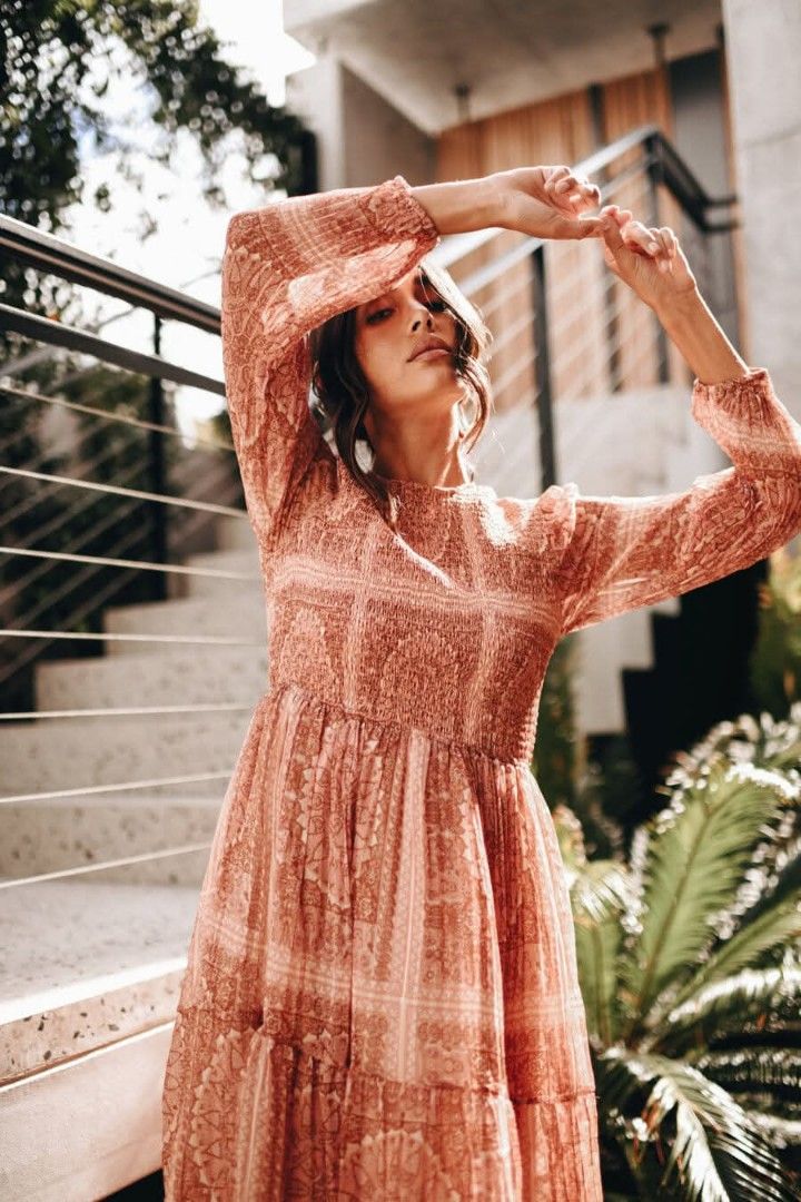 Zimmermann Insp Primrose Paisley Crinkle Long Dress Women s Fashion Dresses Sets Dresses on Carousell