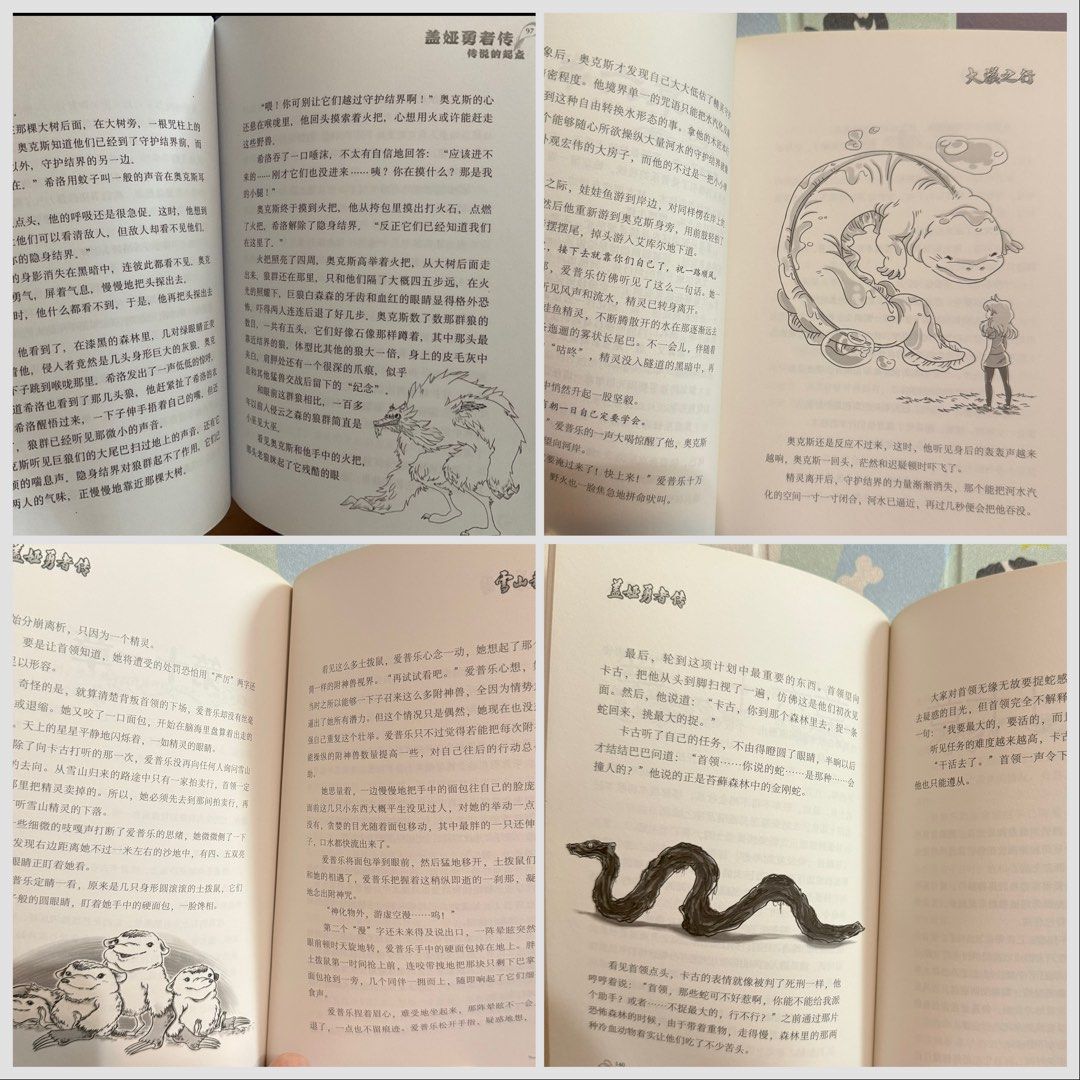 盖娅勇者传系列：(1) 传说的起点(The Legend of Gaia: The beginning of an ancient  folktale)、(2) 雪山精灵、(3) 云海风声、(4) 大漠之行/红蜻蜓青少年阅读小说/ (儿童/青少年故事书小说