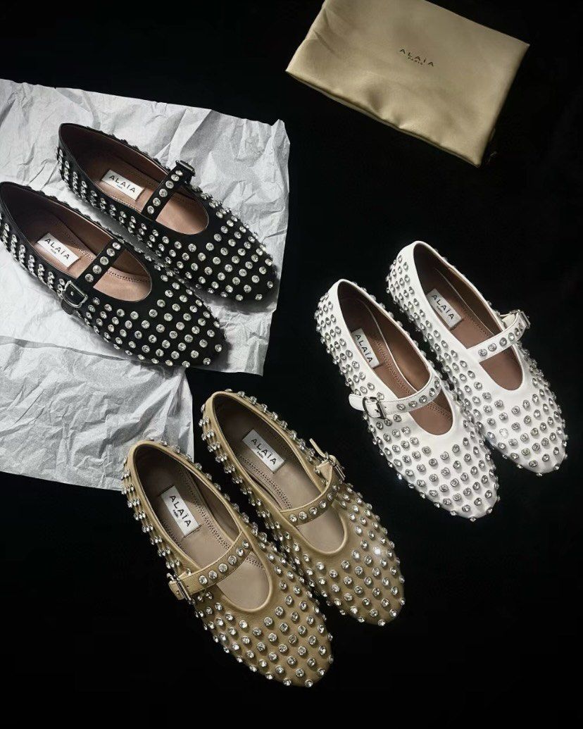Alaia shoes alaia 鞋 ALA A バレリーナストラップ シューズ 36 ALAiA