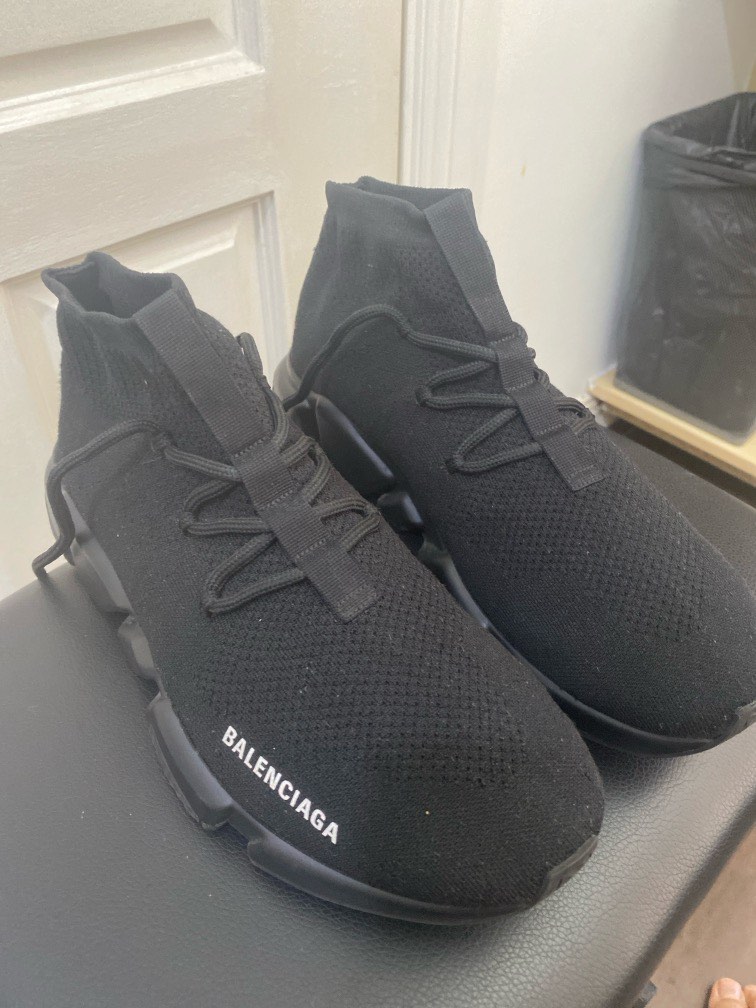 Balenciaga Speed Triple Black Men s Fashion Footwear Sneakers on Carousell