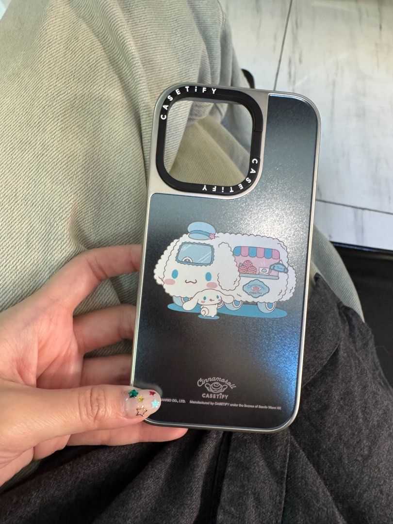 iPhoneアクセサリー CASETIFY Cinnamoroll Face iPhone 15pro Cinnamoroll x Sonix Classic iPhone Case