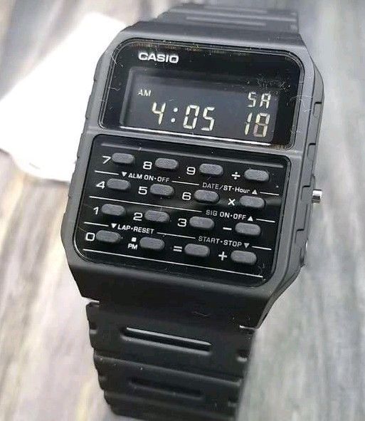 Casio CA-53W (Category: Men's Watches) located in Bacoor. Submitted by qualityucantrust (Listing ID 1339512324, Image 1). Description: CASIO CA-53W ORIGINAL BLACK VERSION BRAND NEW SEE PHOTOS FOR REFERENCES. RARE TO FIND CASIO WATCH FOR LOW PRICE/SALE PRICE. INCLUSION: -BOX -MANUAL -WATCH - SUREBUYER SHOULDER SHIPPING. - FREEBIE IS CHOICE 1CAN APPLE SAN MIG light👍 QUALITY U CAN TRUST™.